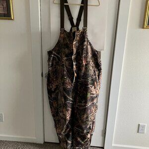 Redhead Pants Mens 2XL Camo Bib Snow Bone Dry Lined READ